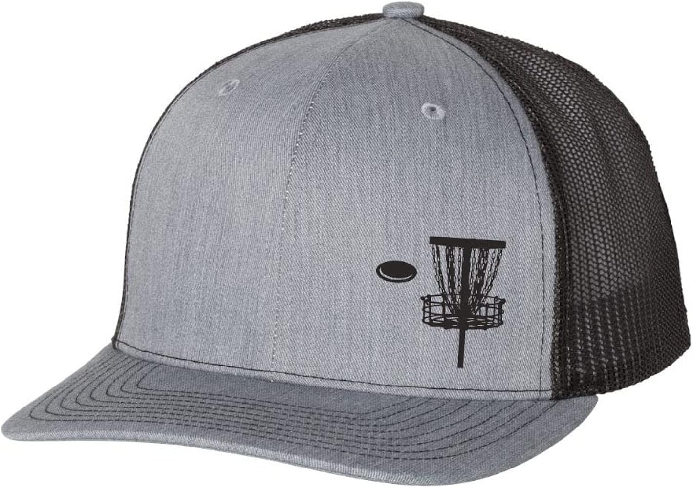 Trenz Shirt Company Disk Golf Basket Goal Golfer Mens Embroidered Mesh Back Trucker Hat