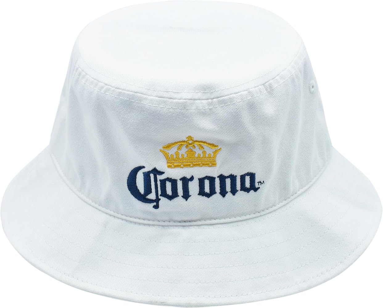 Concept One Women's Corona Extra Bucket Embroidered Logo, Packable Travel Sun Hat, Wide Brim Cap