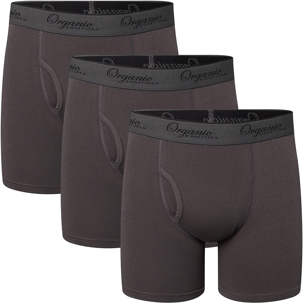 Mens Underwear Boxer Briefs Cool Soft Stretchy Ethical 3 Pack