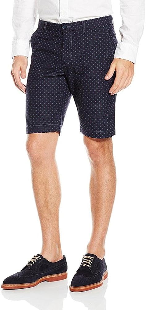 Ben Sherman Men's Micro Retro Geo Print Short