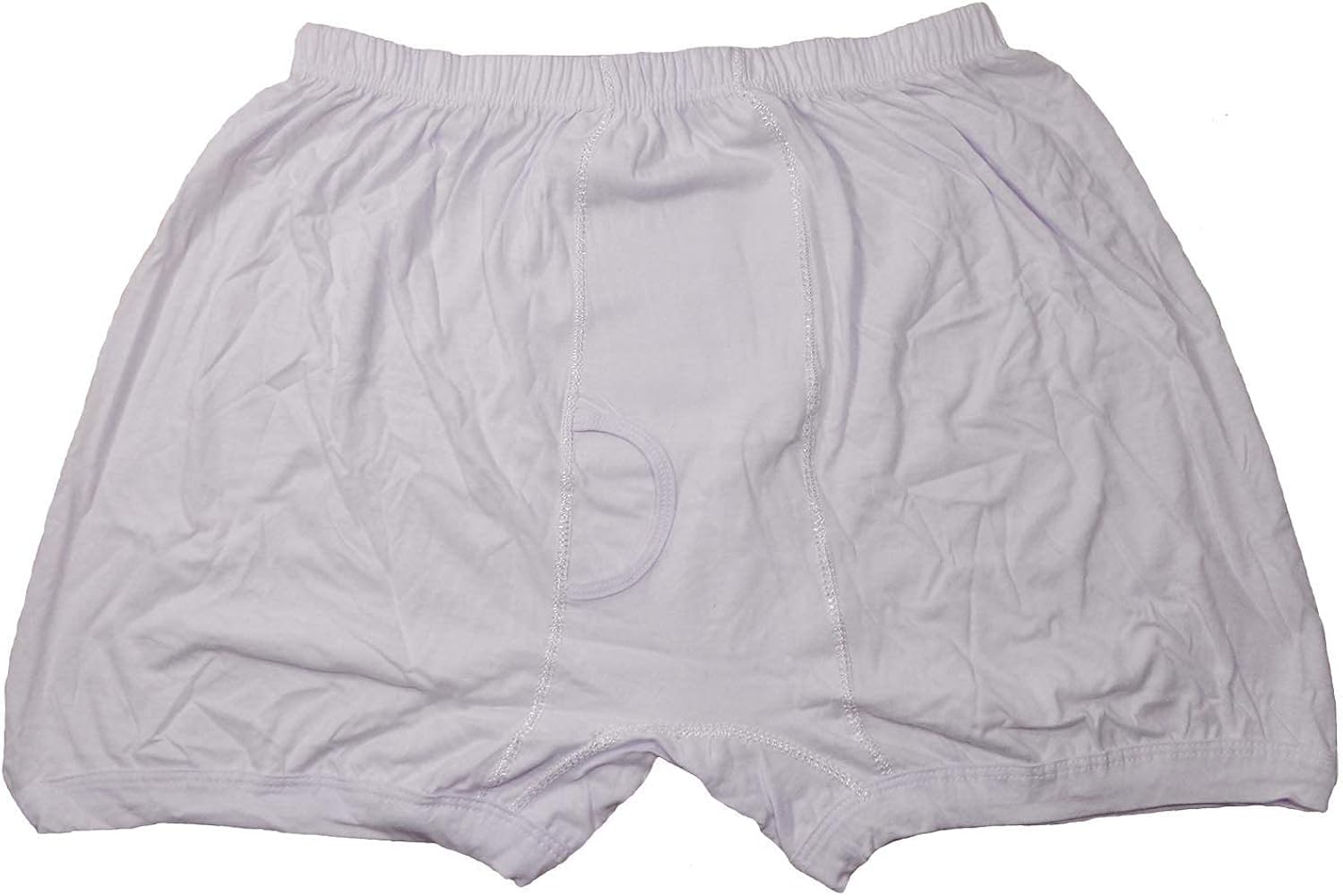 Egyptian (Large) Prestige Cotton Mens Men Underwear Half Short Boxer Briefs White Brief