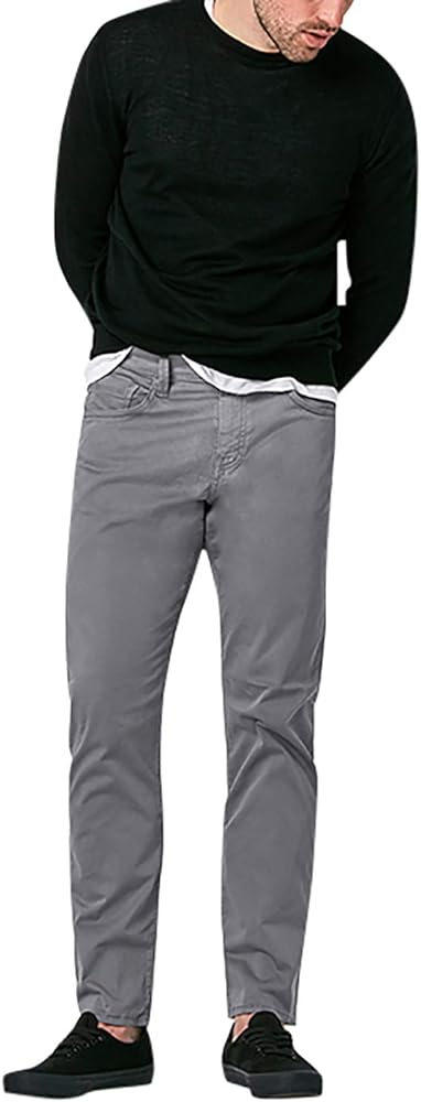 Mavi Matt Classic Men's Straight Leg Pants, Mid-Rise Relaxed Fit Pants for Men, Men's Work Pants