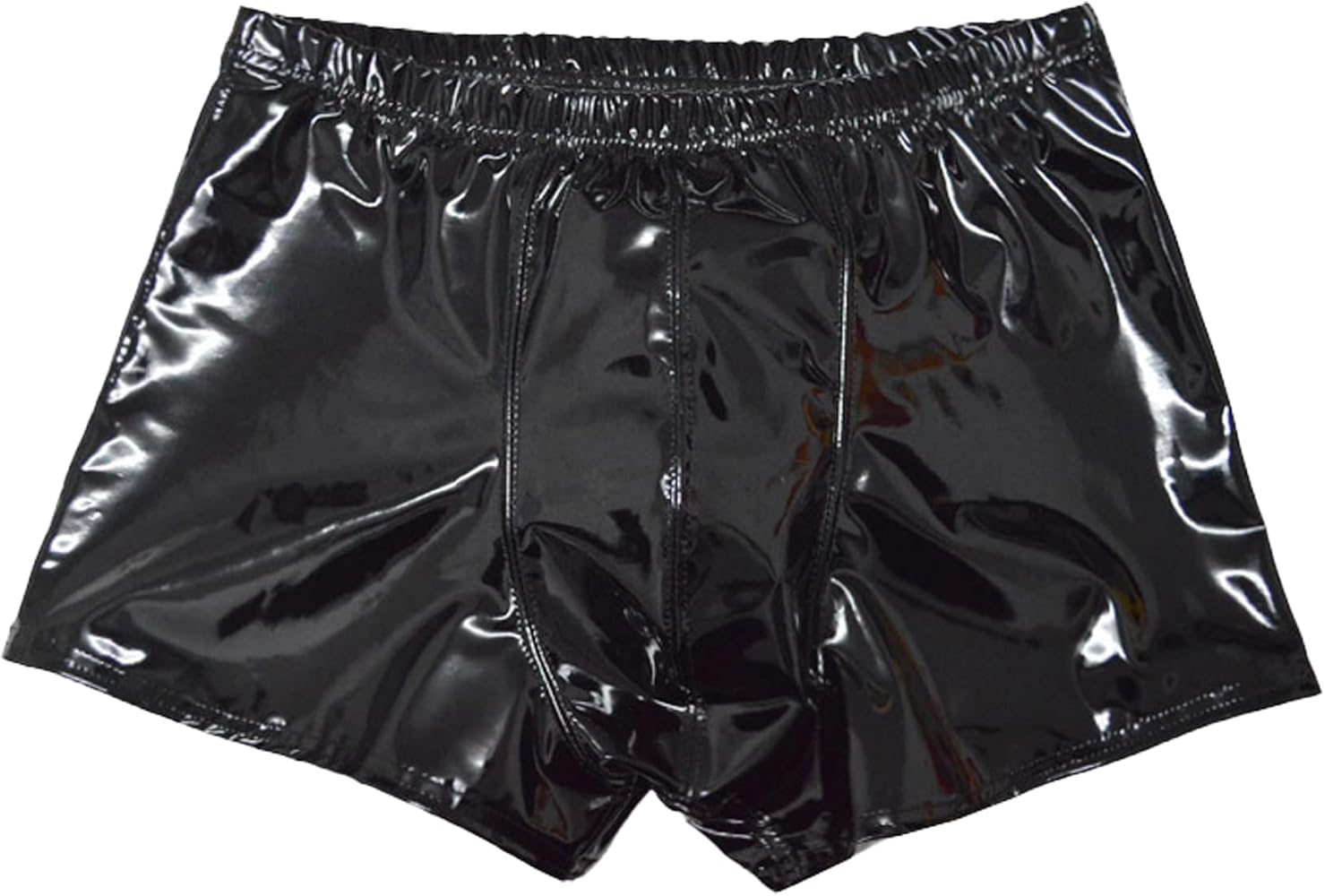 Mens Metallic Shiny Underpant Boxer Shorts Low Rise Pouch Underwear Bikini Trunks