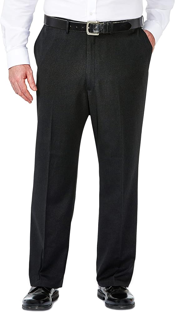 Haggar Men's Big & Tall Travel Performance Classic Fit Suit Separate Pant