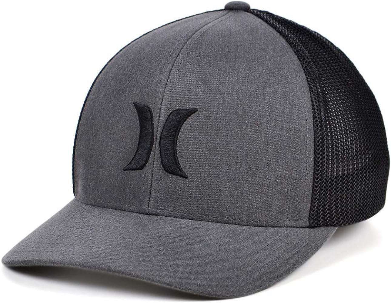 Hurley Icon Washed Flexfit Stretch-fit Hat Black