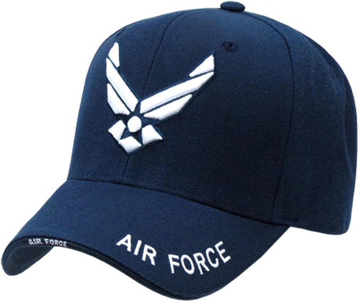 U.S. Air Force Embroidered Navy Blue Wings Hat - Military