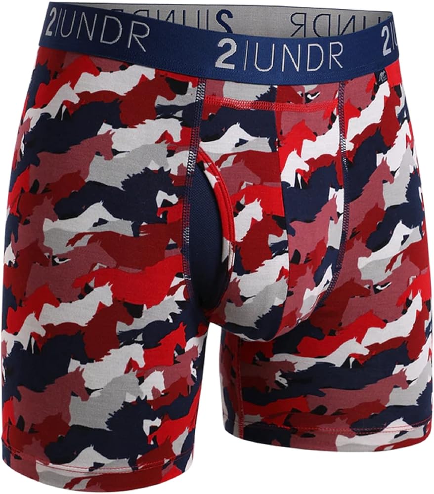 2UNDR Men's 6" Swing Shift Boxer Briefs