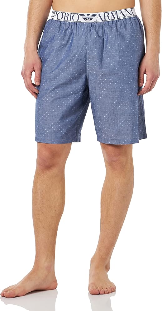 Emporio Armani Men's Yarn Dyed Bermuda Short