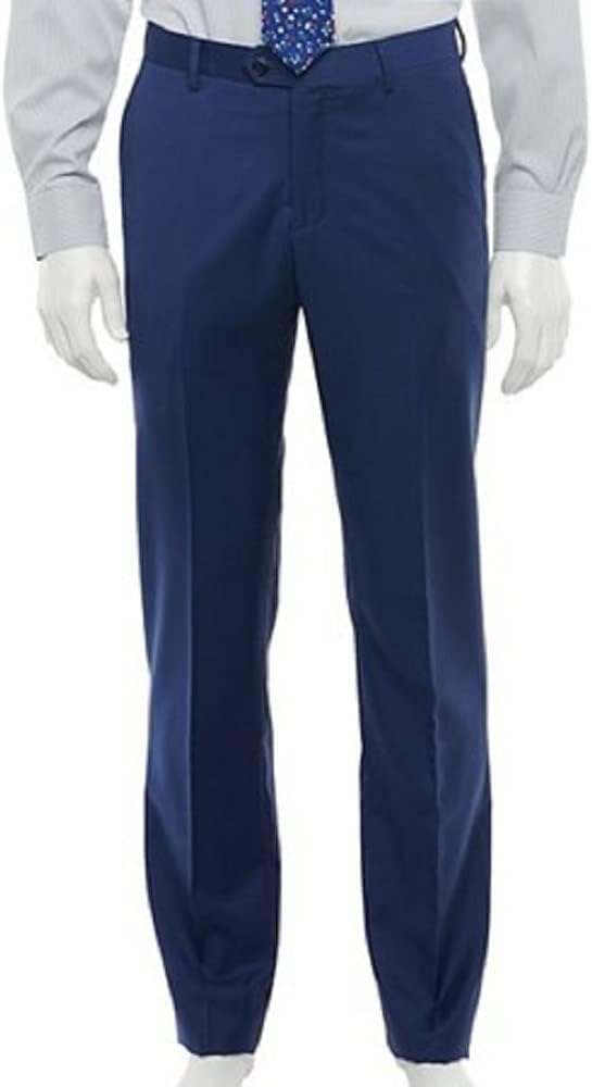 Palm Beach Men's High Twist Wool Suit Separate Flat Front Pants