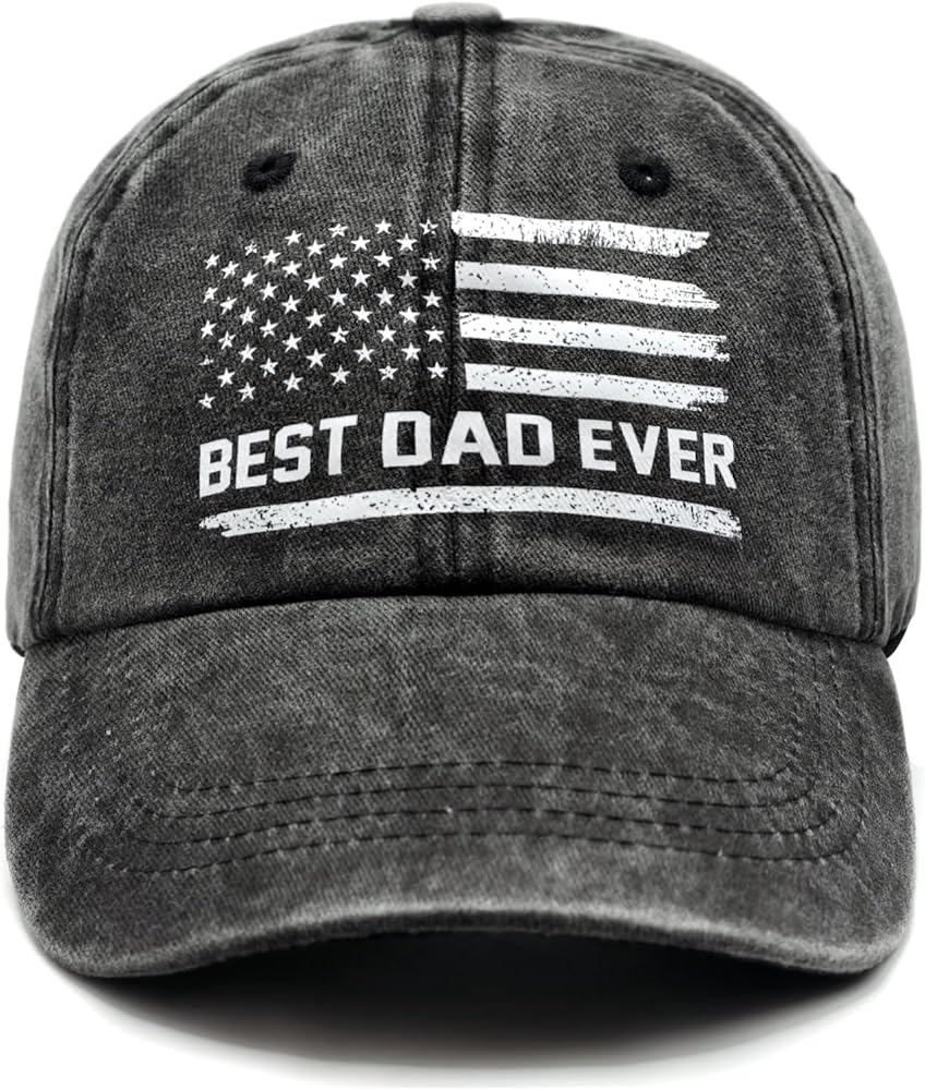 Dad Gifts, Dad Hats for Men, Birthday Fathers Day for Dad Stepdad, Adjustable Washed Cotton Baseball Cap