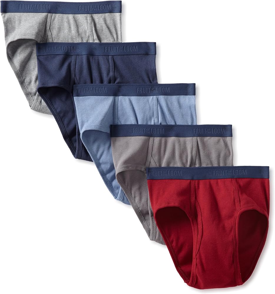 Fruit of the Loom Men's Low Rise Brief (Pack of 5)