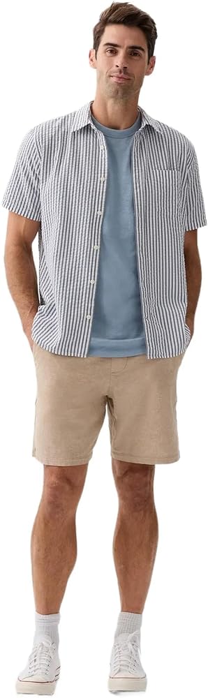 GAP Men's 8" Easy Linen Shorts