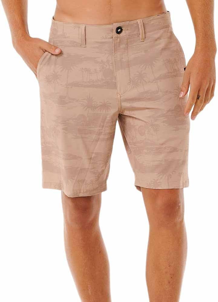 Rip Curl Boardwalk Party Pack 19" Walk Shorts - Khaki