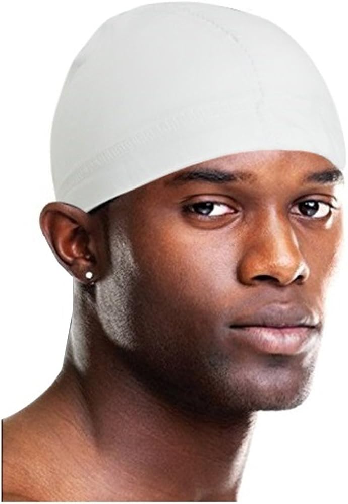 Titan Classic Spandex Dome Cap White #11161 …