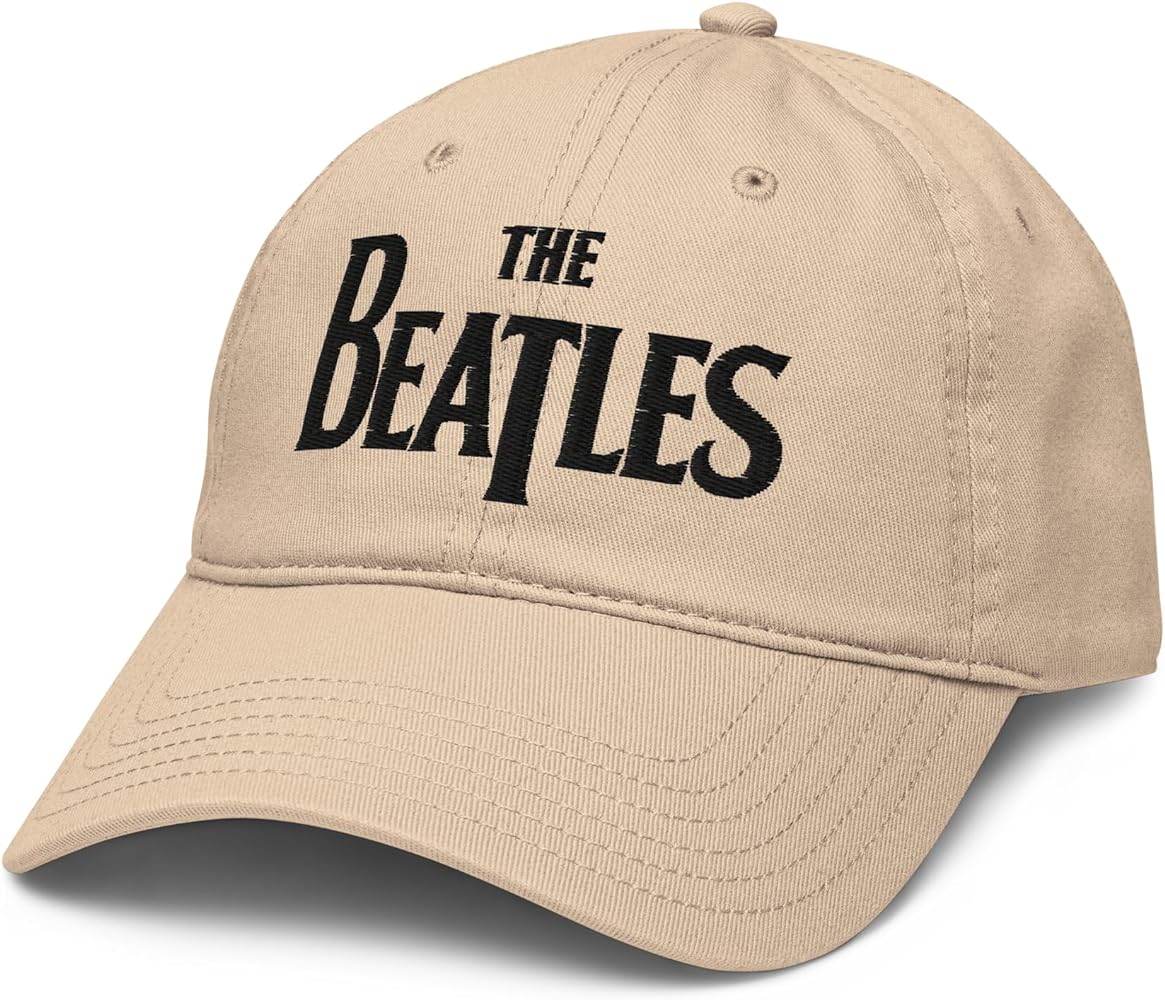 The Beatles - Black Logo Adjustable Baseball Hat