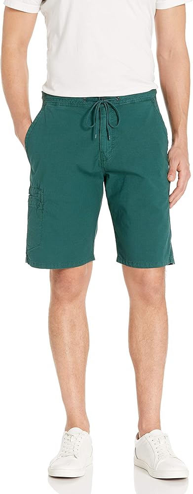 Lucky Brand Men's Rip Stop Utility Short, Jade Green, 33