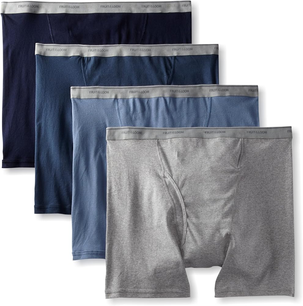 Fruit of the Loom Men's Big Boxer Brief(Pack of 4)