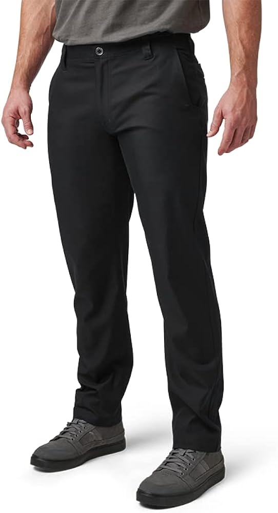 5.11 Tactical Men's Edge Chino Pants 2.0, Classy-Looking, Straight Fit, Gusset, Style 74549