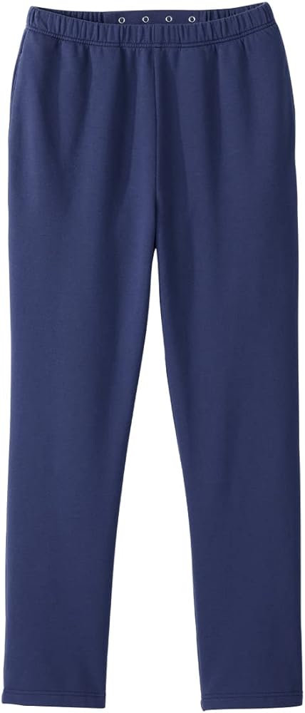 Men’s Self Or Assisted Dressing Adaptive Open-Back Fleece Pant