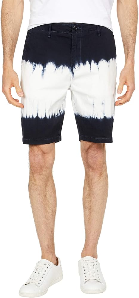 Lucky Brand Men's Stretch Twill Tie Dye Flat Front Short