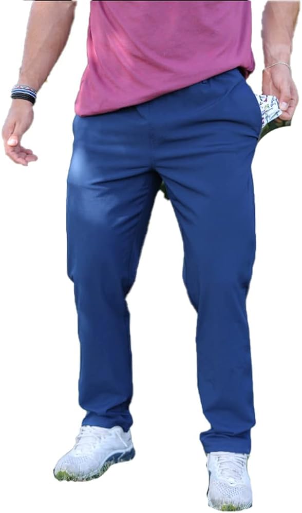 Burlebo Men's Slim Fit Performance Pants