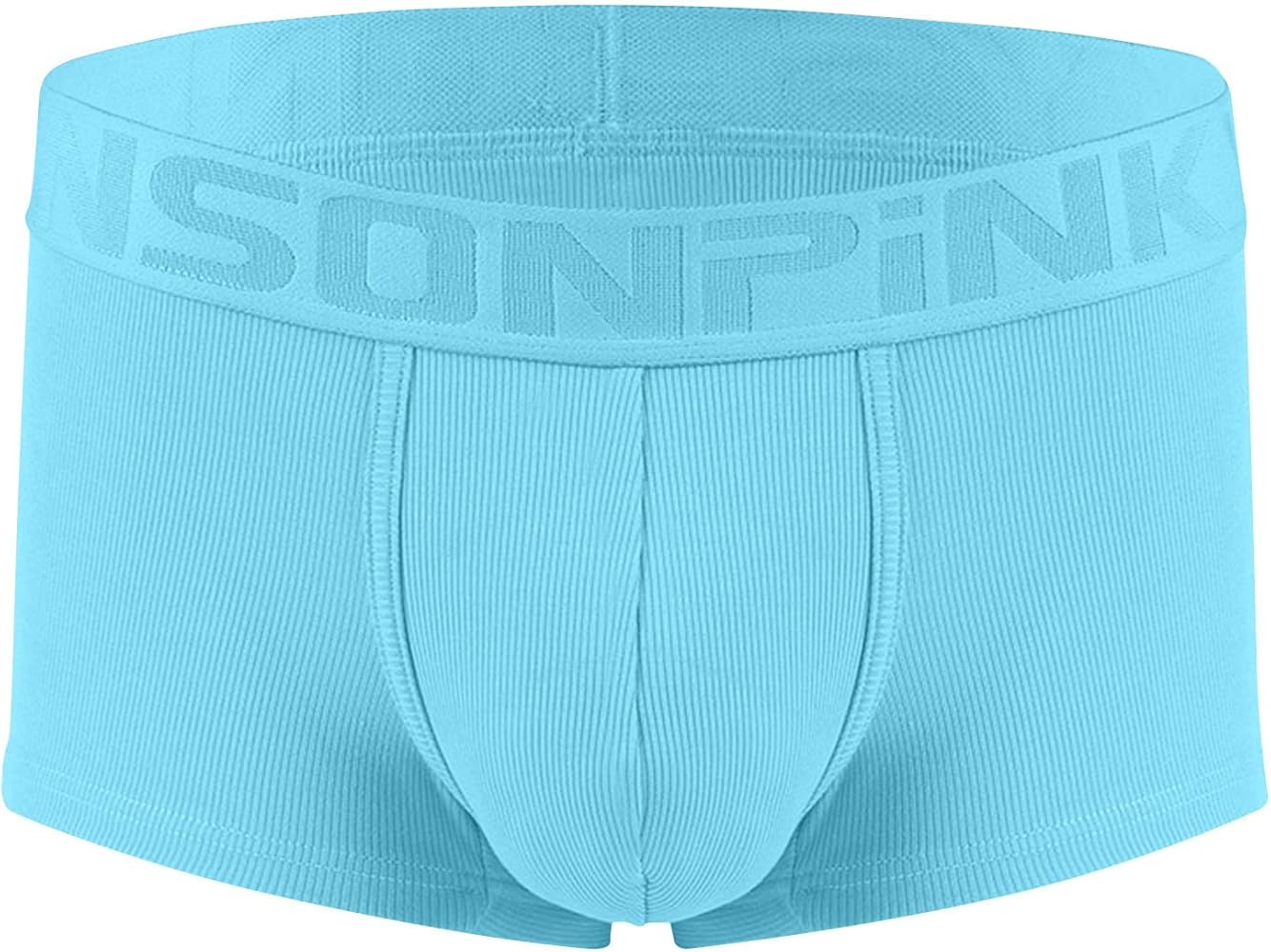 Ribbed Knit Breathable Underwear for Men Comfort Mid Waist Everyday Boxer Briefs Stretch Soft Solid Panties