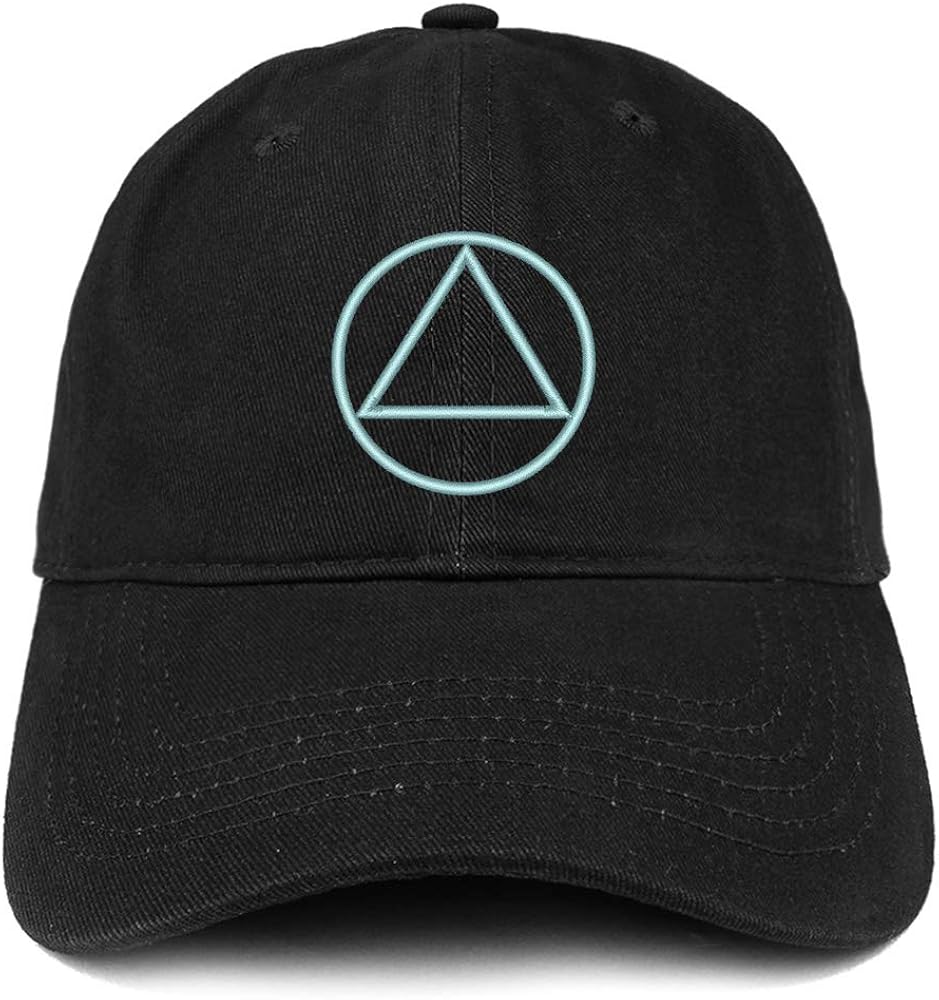 Trendy Apparel Shop Alcoholics Anonymous Soft Crown 100% Brushed Cotton Cap