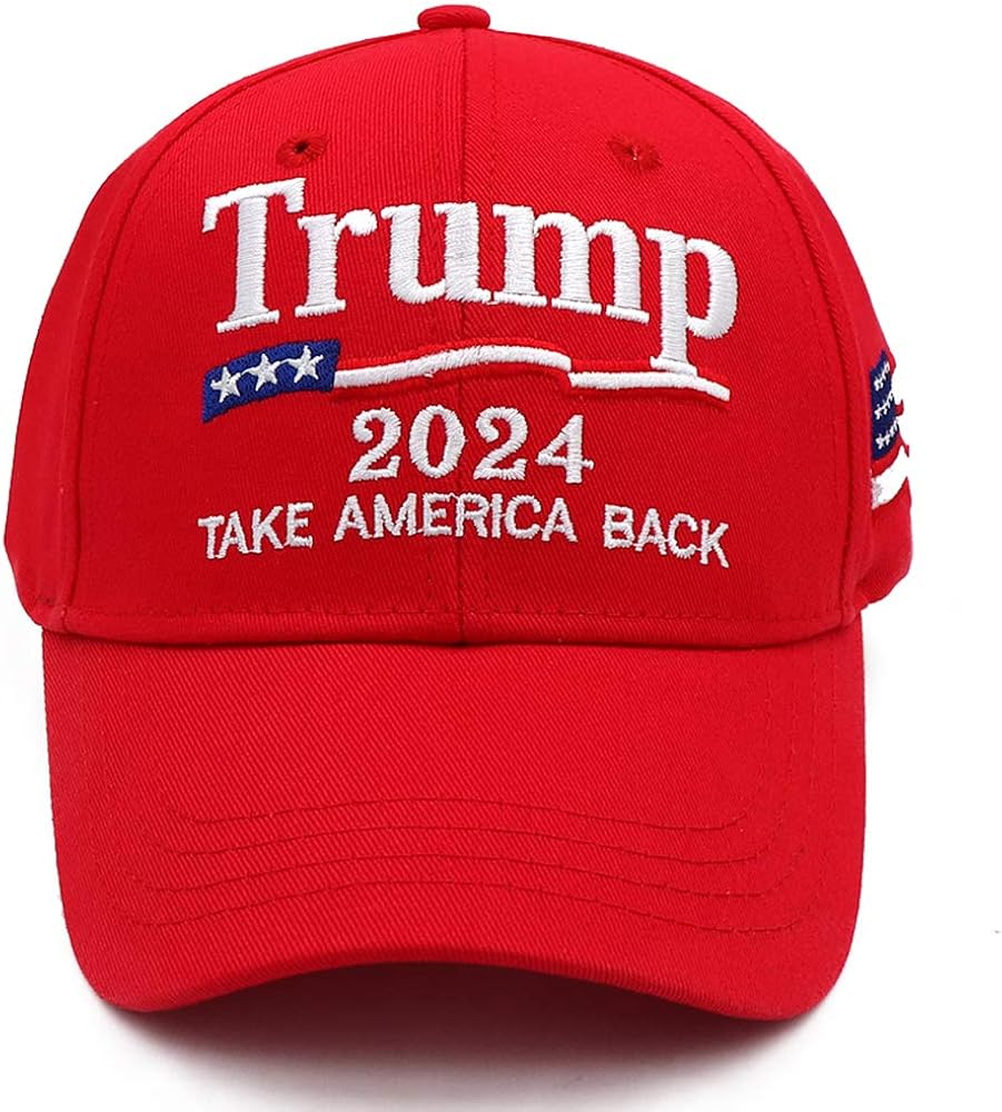 Trump Hat Trump Merchandise Trump 2024 Hat Take America Back Hat Embroidery MAGA Adjustable Baseball Cap