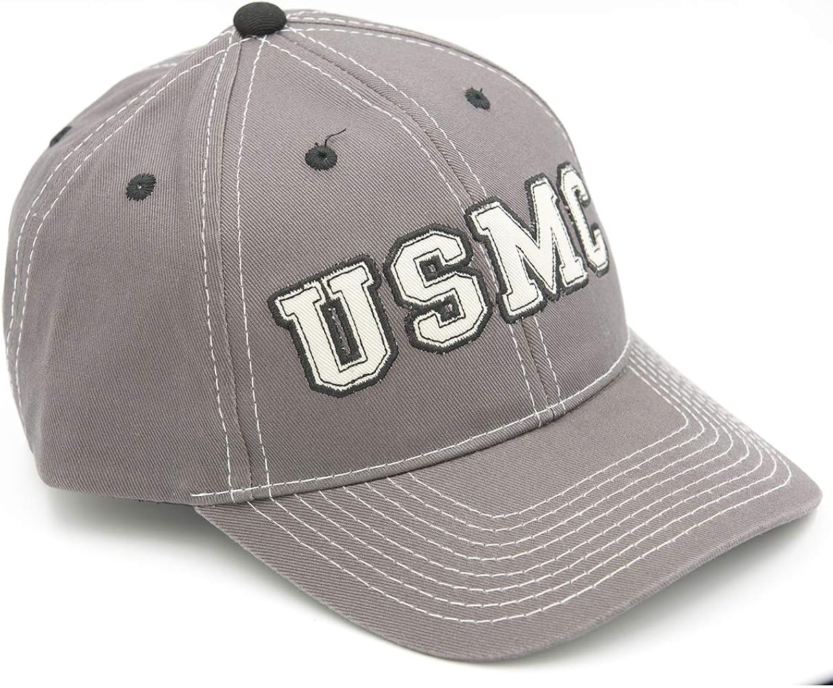 USMC Stitch Classic Hat Grey