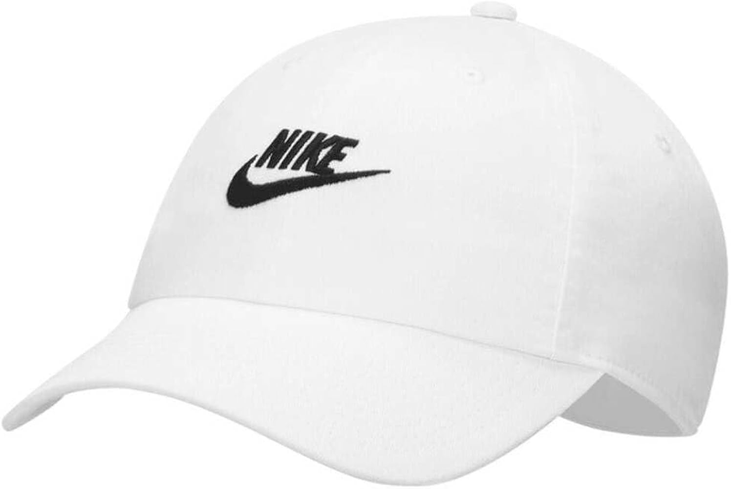 Nike Unisex Heritage 86 Sportswear Futura Twill Hat (One Size, White/Black)