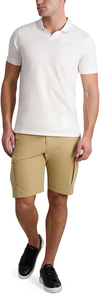 KARL LAGERFELD Men's Cargo Stretchy Short