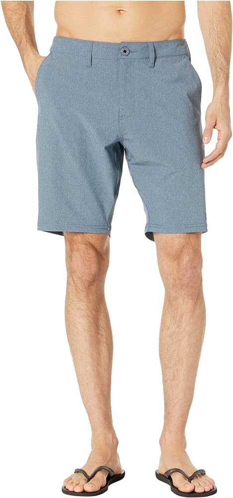 Salty Crew Drifter 2 Utility Walkshort Navy 33 - Men's Dry-Fit Sweat Resistant Active Athletic Hybrid Short - Beach Lifestyle