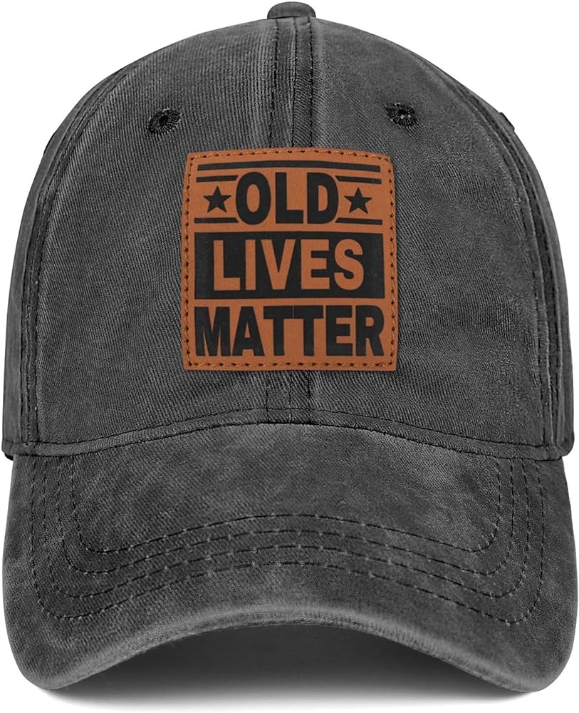 Old Lives Matter Dad Hat Fathers Day Christmas Birthday Gifts for Dad Papa from Daughter Son 100% Cotton Hat Baseball Cap