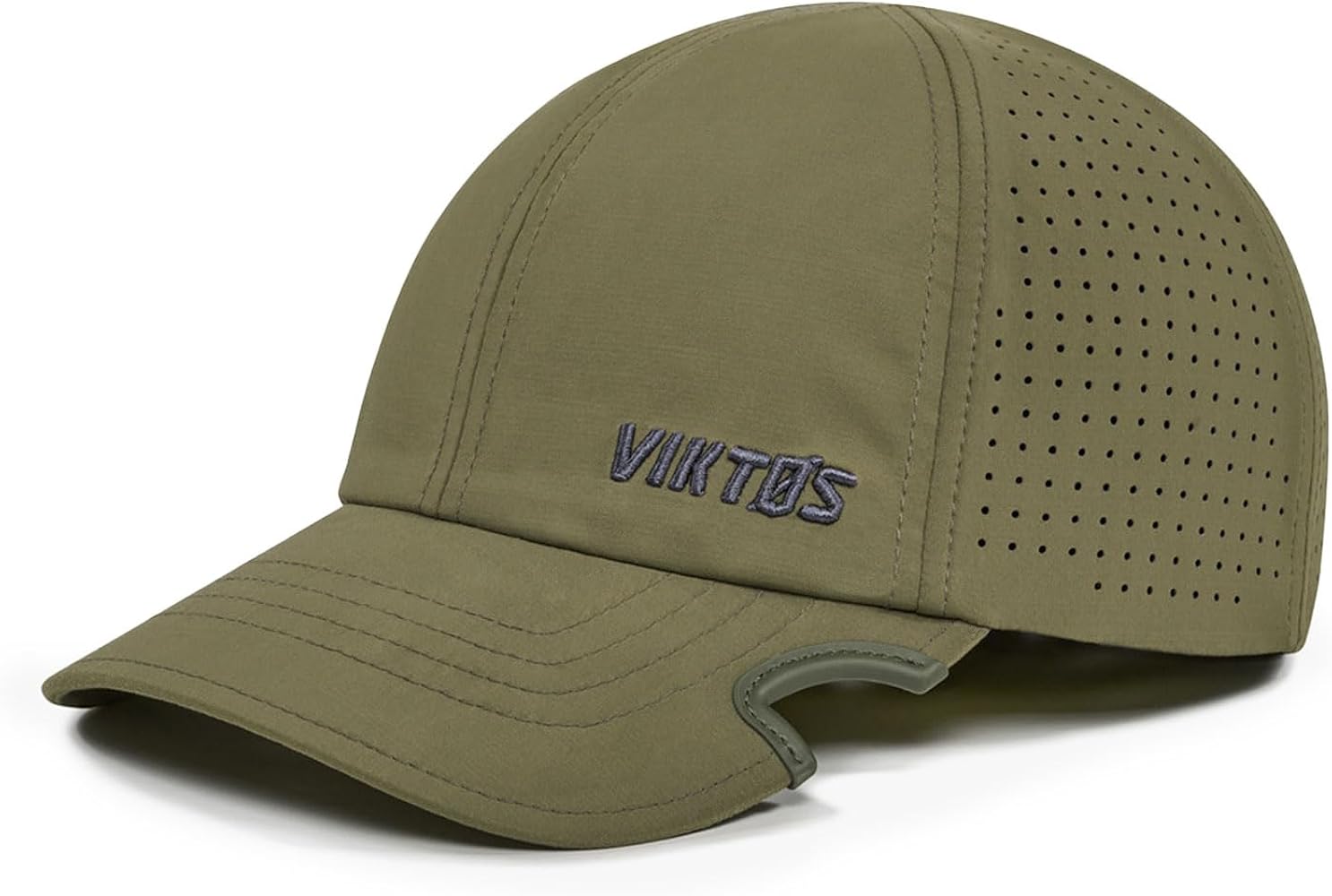 VIKTOS Men's Superperf Notch Hat - Moisture-Wicking Casual Outdoor Front-Square Mid-Profile Baseball Cap w/Notch Technology