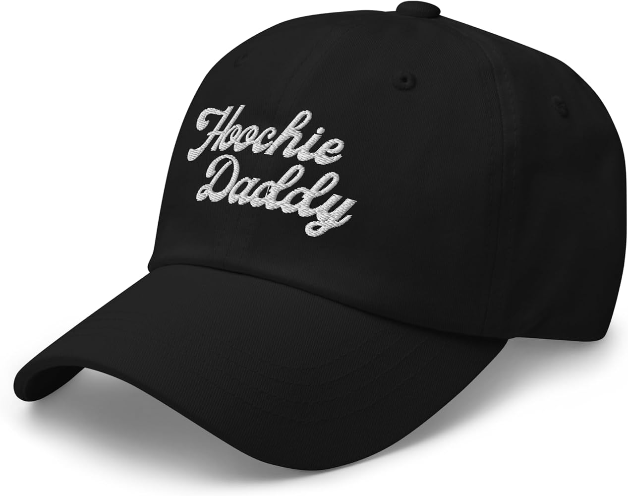 Hoochie Daddy Cap Relaxed Fit Non Structured Curved Bill Low Crown Adjustable Dad Hat