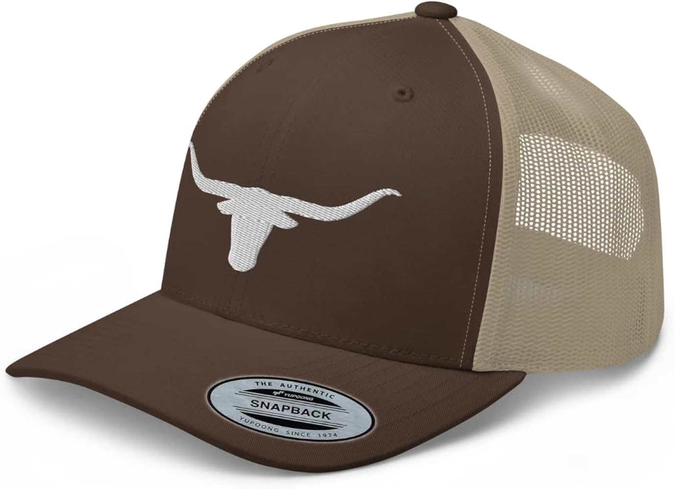 Texas Western Trucker Hat Longhorn Country Hat Rodeo Cowboy Farm Ranch Embroidered Snapback Baseball Cap Men Women