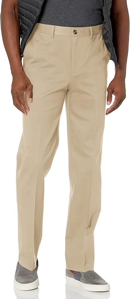 Savane Men's Flat Front Performance Chino Pant