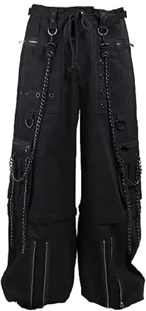 Pants Men Gothic Rocker Men Pant Alternative Punk Rock Emo Trouser Pant Shorts/USA