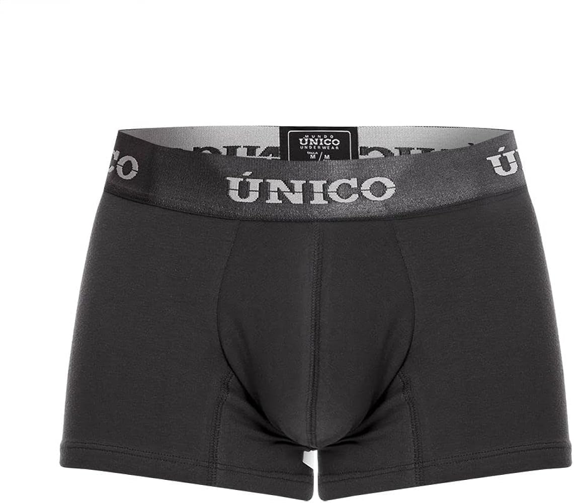 Mundo Unico Men Trunks | Cotton (US, Alpha, X-Large, Regular, Regular, Dark Grey)