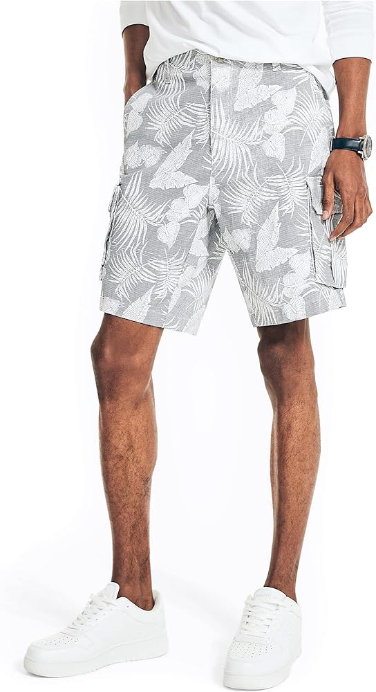 Nautica Men's 8.5" Printed Cargo Short