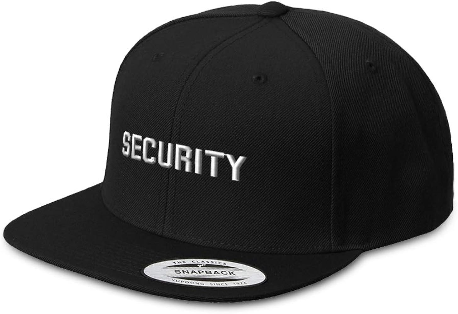 Custom Snapback Hats for Men & Women Professional Security Guard A Embroidery