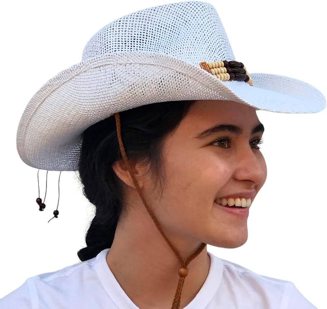 Straw Cowboy Hat Men Cowgirl Hats Women Sun Hat Sombreros Vagueros Classic Western Accents