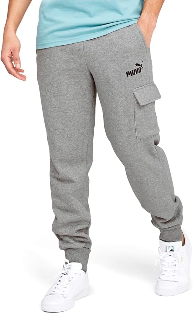 PUMA Men's Essentials Cargo Pants (Available in Big and Tall Sizes)