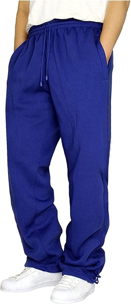 Men's Casual Outdoor Track Sweatpants Elastic Drawstring Casual Track Sweatpants Hiking Jogger Pants with Pockets