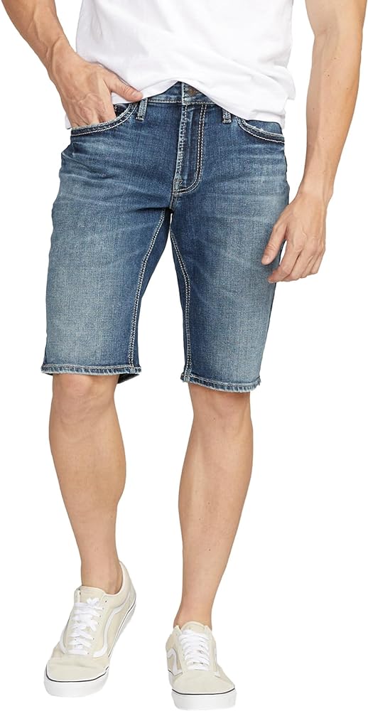 Silver Jeans Co. Men's Zac Relaxed Fit Jean Short