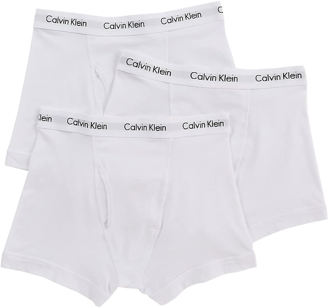 Calvin Klein Men's Cotton Stretch Multipack Low-Rise Trunks