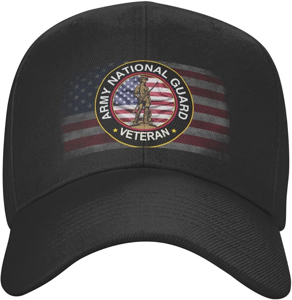 United States Army National Guard Veteran Hat Unisex Dad Truck Casual Hat Baseball Cap