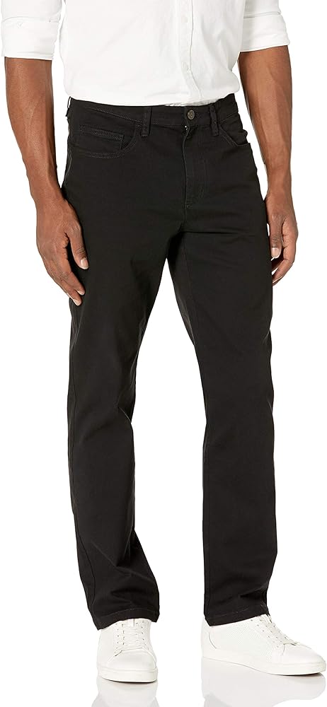 Amazon Essentials Men's Straight-Fit 5-Pocket Comfort Stretch Chino Pant (Previously Goodthreads)