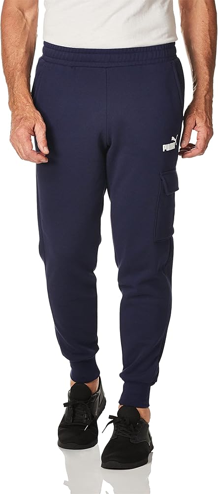 Puma Mens Essential Cargo Pants Casual Comfort Technology - Blue