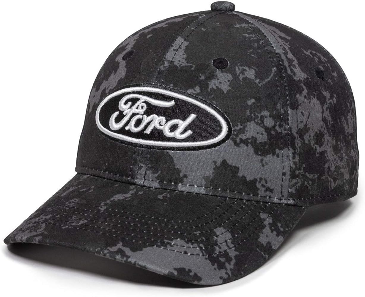 Outdoor Cap Standard FRD12A Ford Veil Tac Black, One Size Fits